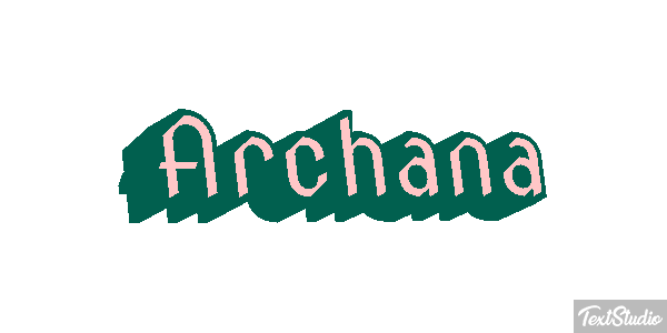 Archana Texteffekt