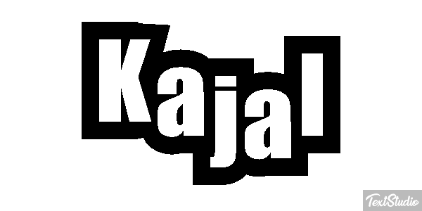 Kajal Text effect