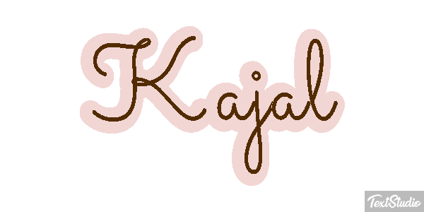 Kajal Text effect