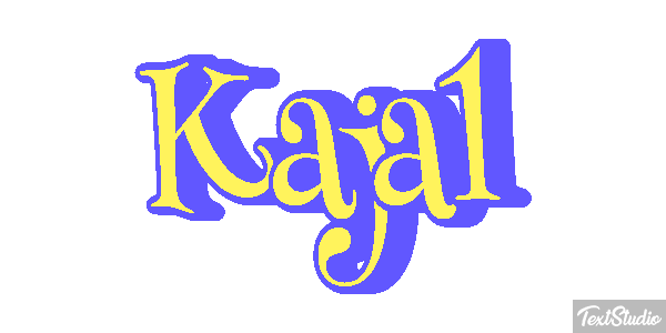 Kajal Text effect