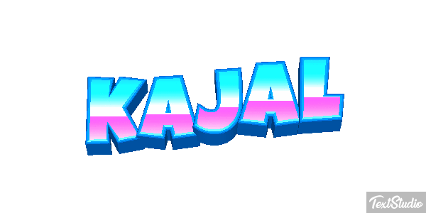 Kajal Text effect