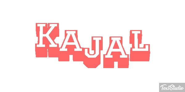 Kajal Text effect