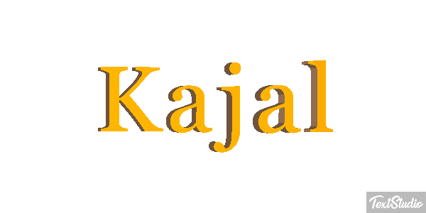 Kajal Text effect
