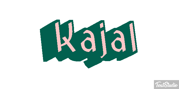 Kajal Text effect