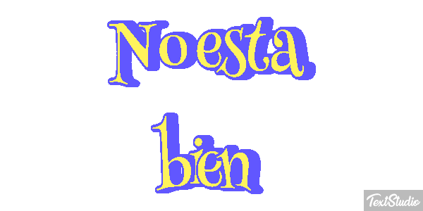 No está bien Tekst effect