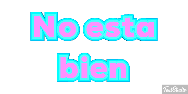 No está bien Tekst effect