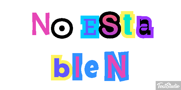 No está bien Tekst effect