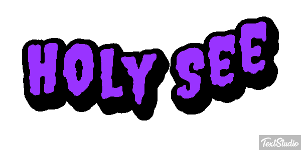 Holy See Effetto testo