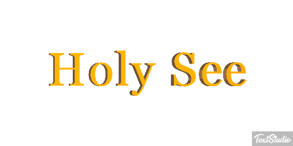 Holy See Effetto testo