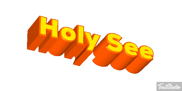Holy See Effetto testo