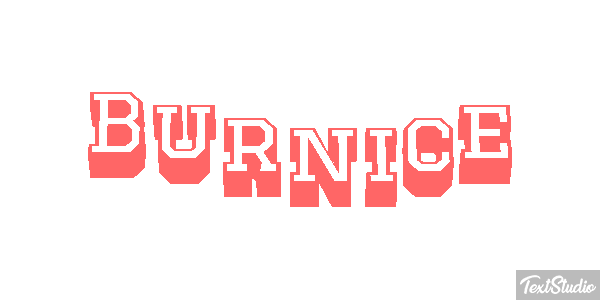Burnice Text effect