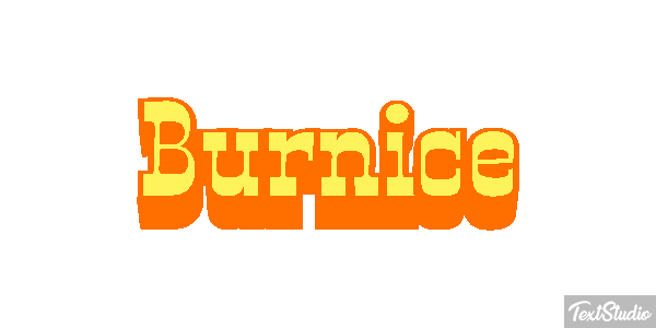 Burnice Text effect