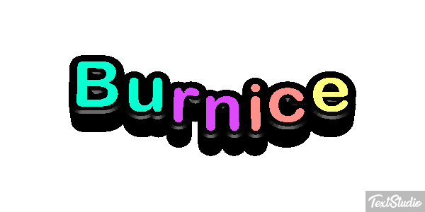 Burnice Text effect