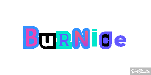 Burnice Text effect