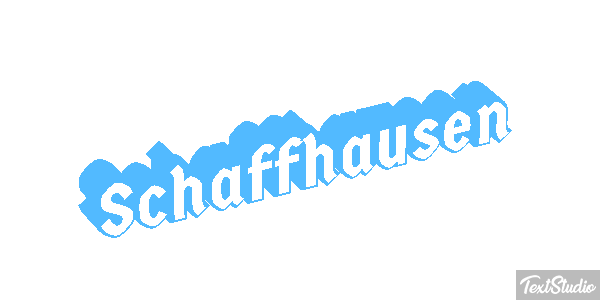 Schaffhausen Efekt tekstowy
