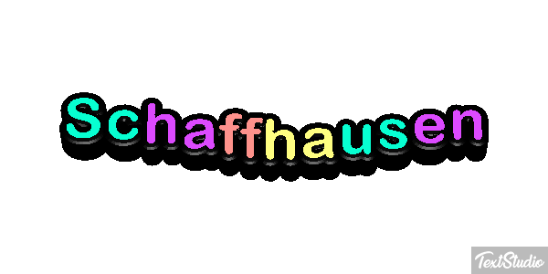 Schaffhausen Efekt tekstowy