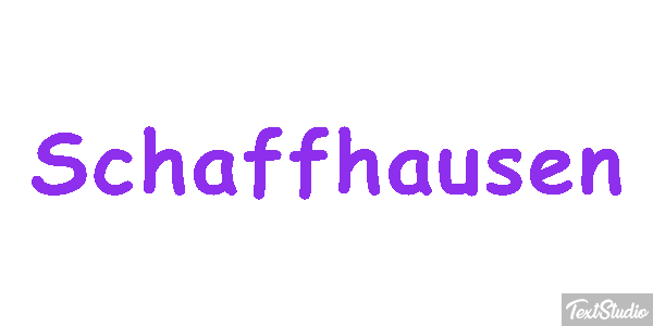 Schaffhausen Efekt tekstowy
