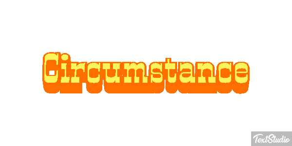 Circumstance Metin efekti