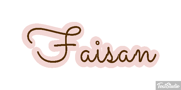 Faisan Effet de texte
