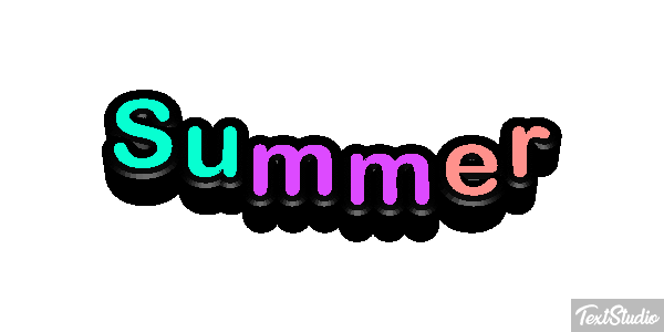 Summer Texteffekt