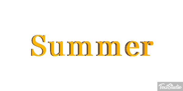 Summer Texteffekt