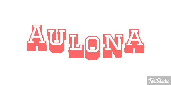 Aulona Text effect