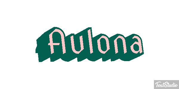 Aulona Text effect