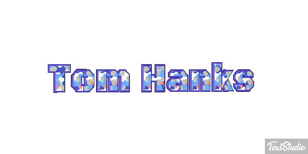 Tom Hanks Text effect