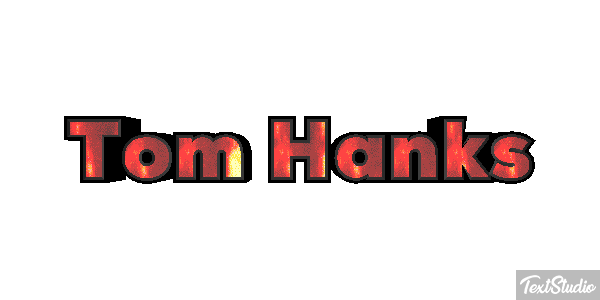 Tom Hanks Text effect