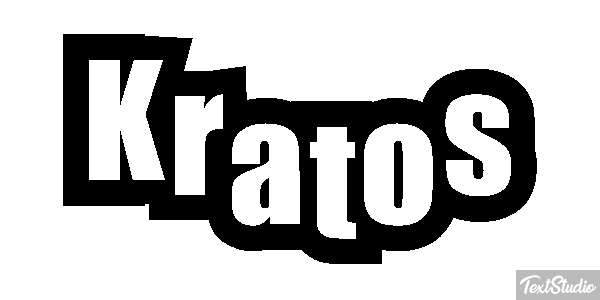 Kratos Tekst effect