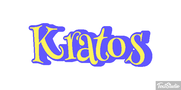 Kratos Tekst effect