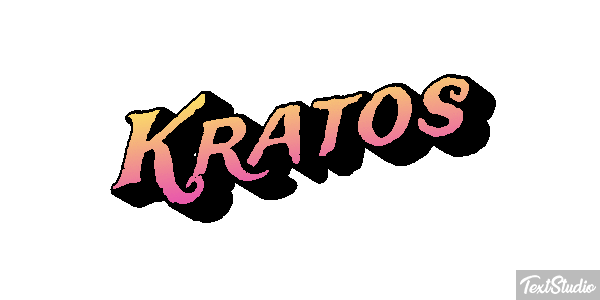Kratos Tekst effect