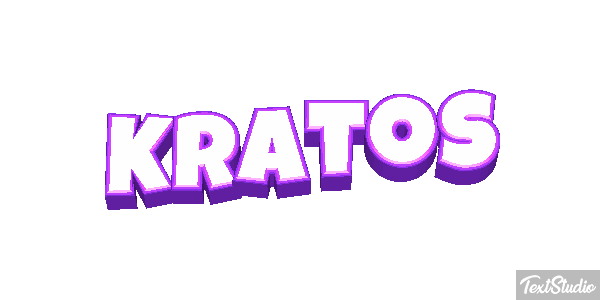 Kratos Tekst effect