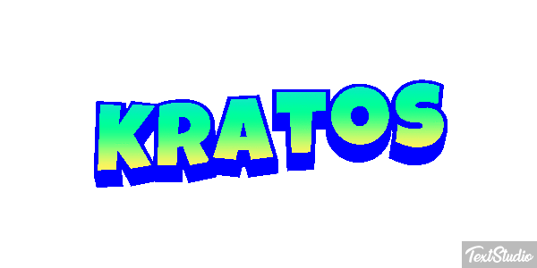 Kratos Tekst effect