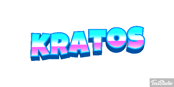 Kratos Tekst effect