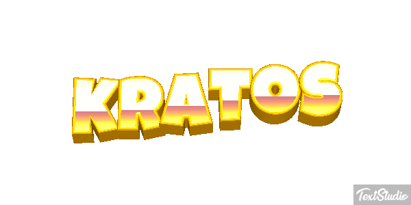 Kratos Tekst effect