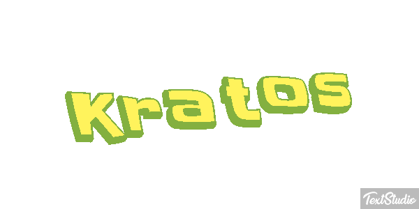 Kratos Tekst effect