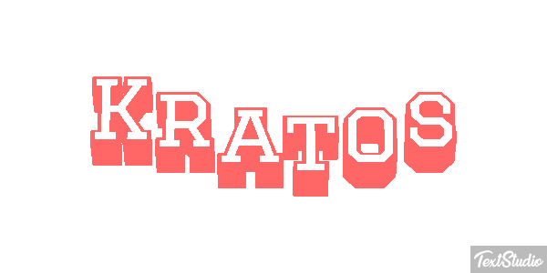 Kratos Tekst effect