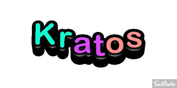 Kratos Tekst effect