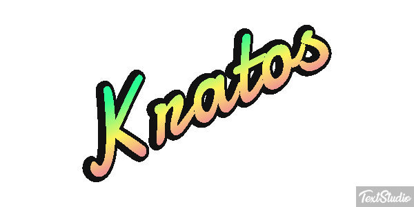 Kratos Tekst effect