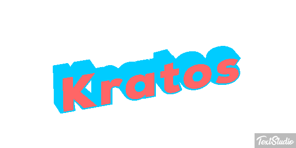 Kratos Tekst effect