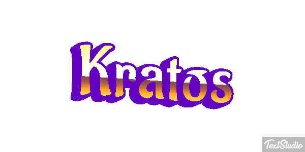 Kratos Tekst effect
