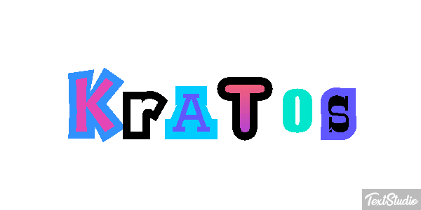Kratos Tekst effect