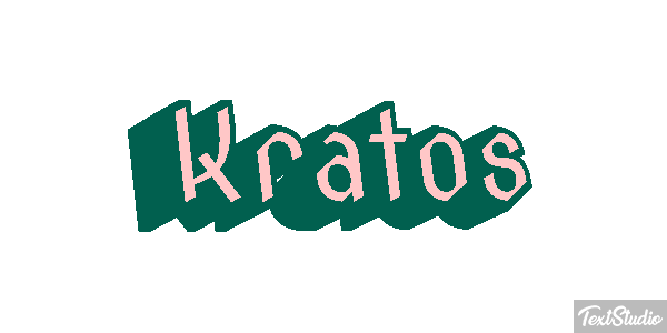 Kratos Tekst effect