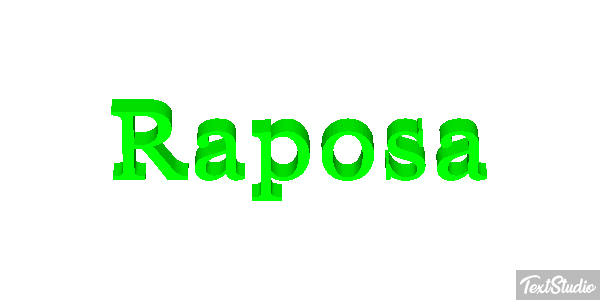 Raposa Efeito do texto