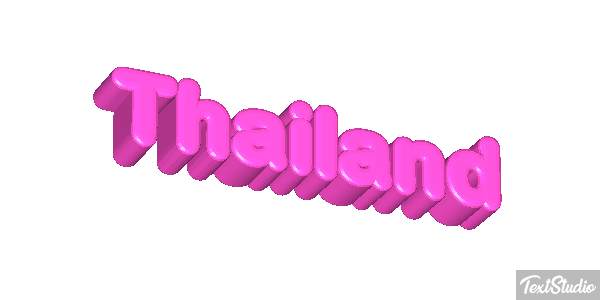 Thailand Text effect