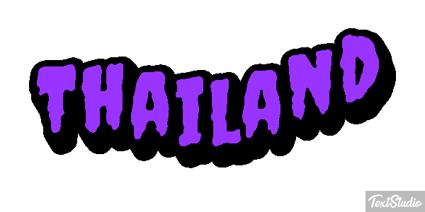 Thailand Text effect