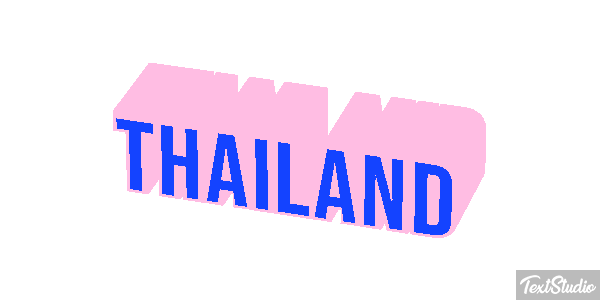 Thailand Text effect