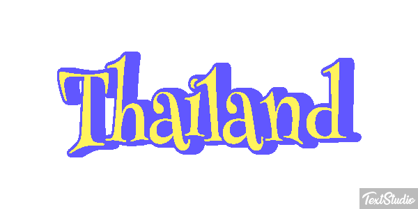 Thailand Text effect