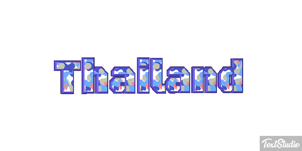 Thailand Text effect